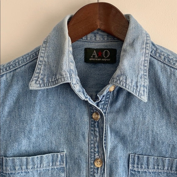 Vintage Denim fitted top - Picture 2 of 7